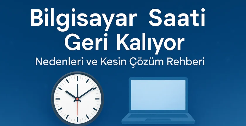 Bilgisayar Saati Geri Kalıyor | Nedenleri ve Çözüm Bilgisayar Saati Geri Kalıyor | Nedenleri ve Çözüm