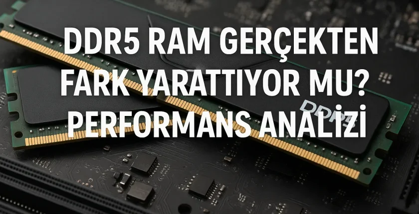 DDR5 RAM Gerçekten Fark Yaratıyor mu? Performans Analizi