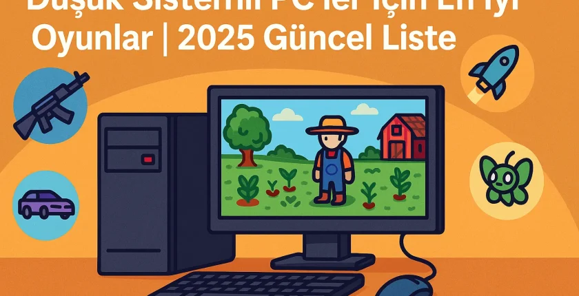 Düşük Sistemli PC’ler İçin En İyi Oyunlar | 2025 Güncel Liste