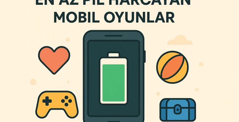 En Az Pil Harcayan Mobil Oyunlar