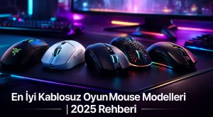 En İyi Kablosuz Oyun Mouse Modelleri | 2025 Rehberi En İyi Kablosuz Oyun Mouse Modelleri | 2025 Rehberi