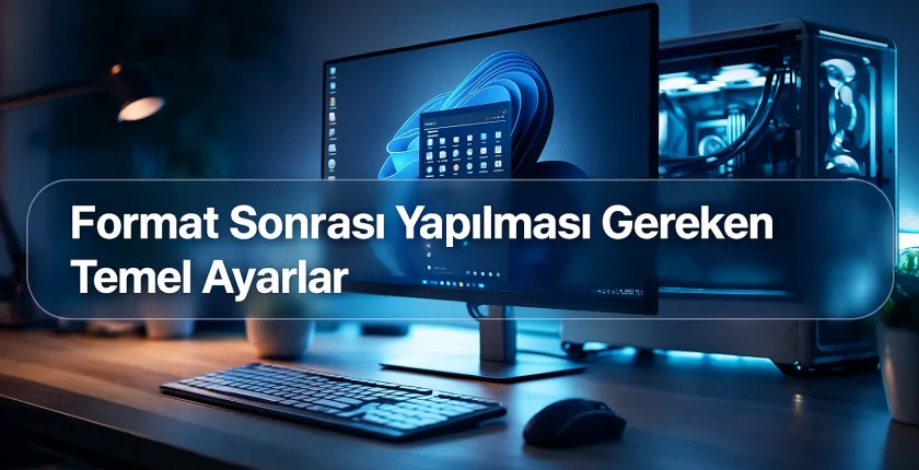 Format Sonrası Yapılması Gereken Temel Ayarlar