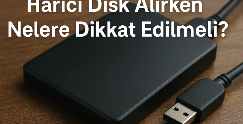 Harici Disk Alırken Nelere Dikkat Edilmeli?