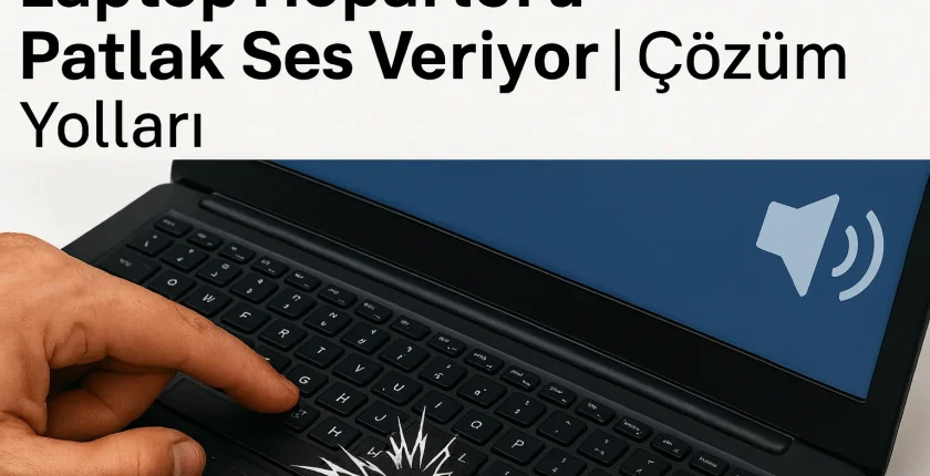 Laptop Hoparlörü Patlak Ses Veriyor | Çözüm Yolları
