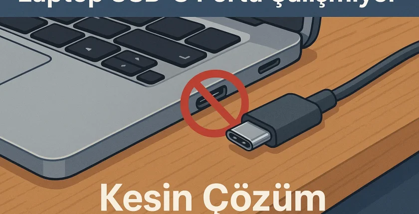 Laptop USB-C Portu Çalışmıyor | Kesin Çözüm