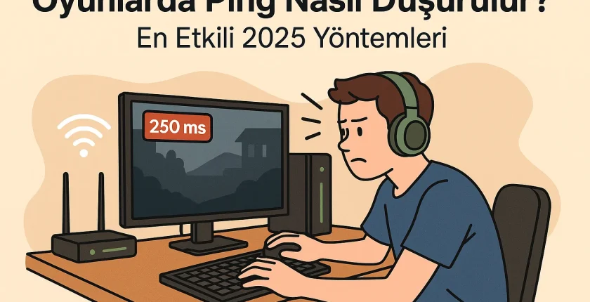 Oyunlarda Ping Nasıl Düşürülür? | En Etkili 2025 Yöntemleri