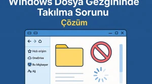 Windows Dosya Gezgininde Takılma Sorunu | Çözüm