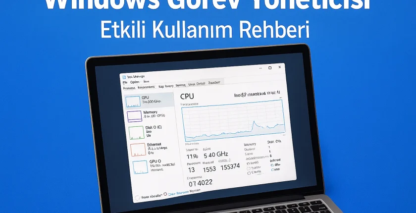 Windows Görev Yöneticisi Etkili Kullanım Rehberi